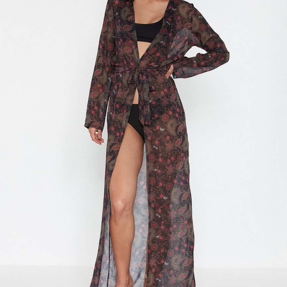 Paisley the Consequences Cover-Up Kimono